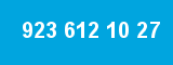 923 612 10 27 923 612 10 27